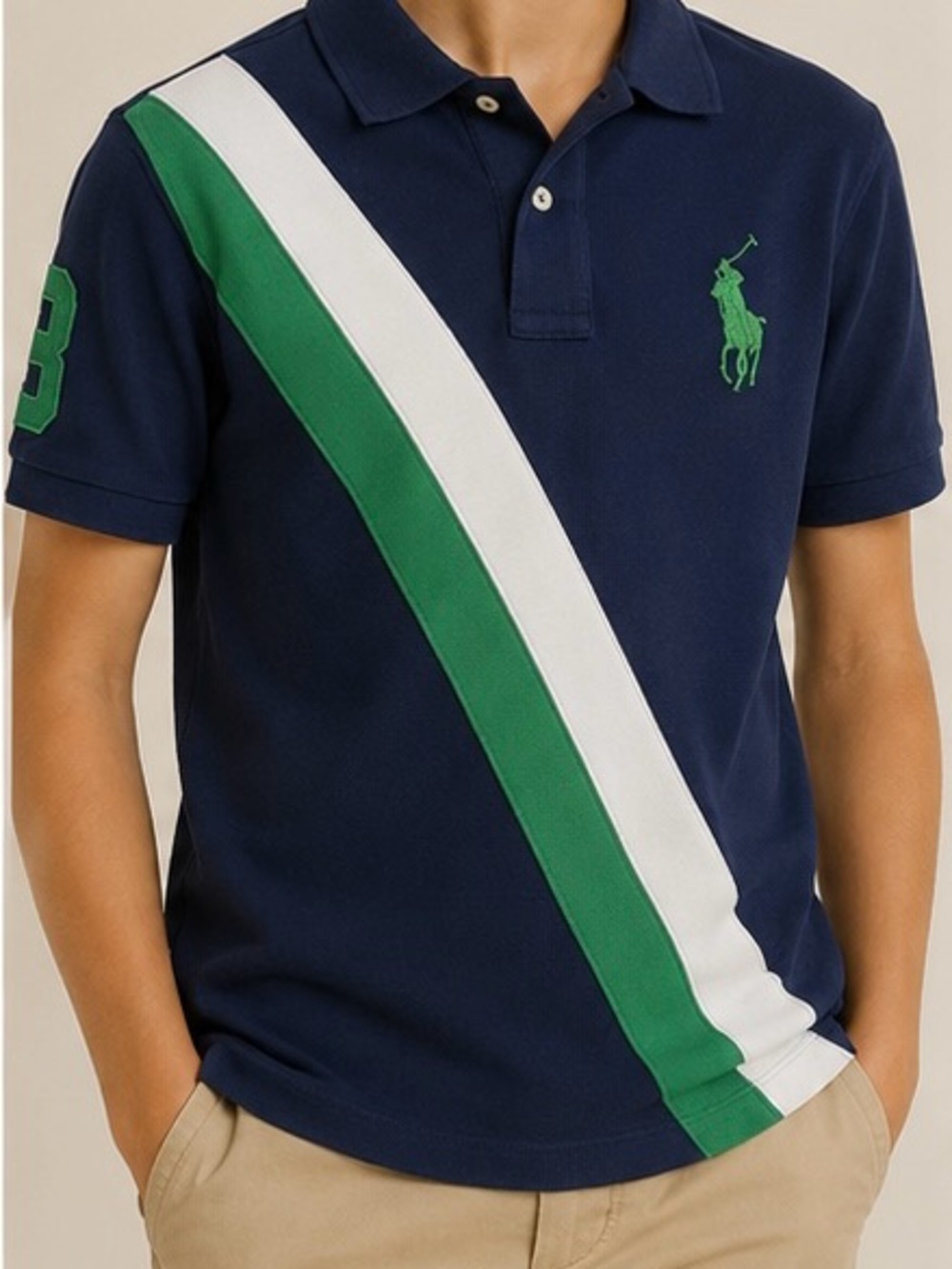 Polo by Ralph Lauren Navy Crewneck Tee